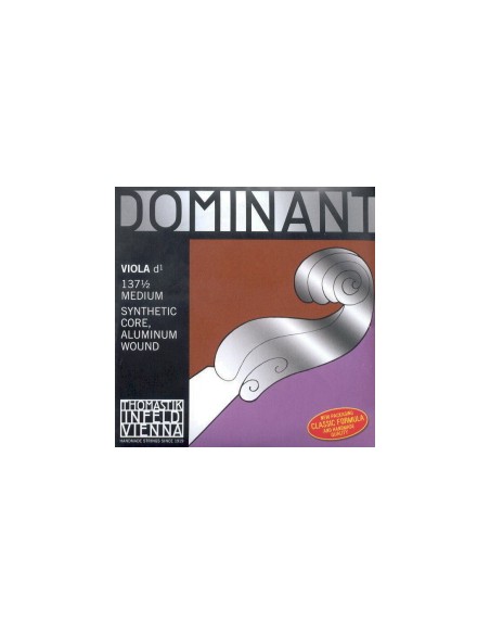 Viola String 1/2 2nd (D) (D) Thomastik Dominant (137) (Aluminum) Medium