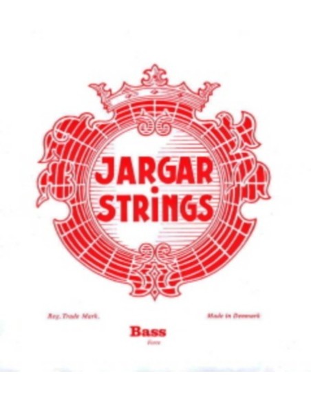 Double Bass String 4/4 2nd (D) (D) Jargar (Red) (Chrome) Forte