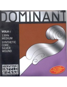 Viola String 3/4 4th (C) (C) Thomastik Dominant (139) (Silver) Medium 2