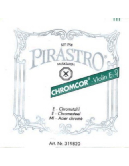 Violin String 4/4 1st (E) ((Mi) Pirastro Chromcor (319820) (Chrome) Medium