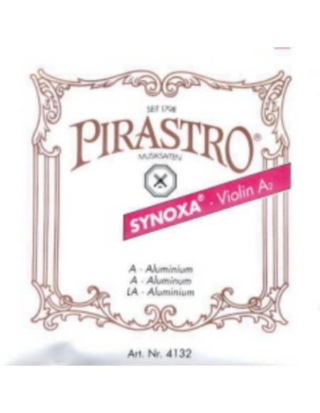 Violin String 4/4 2nd (A) (A) Pyraster Synoxa (413221) (Aluminum) Medium