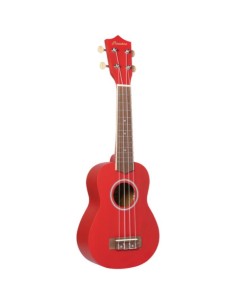 Bambus Sopran Ukulele BE-RED Studio Rot