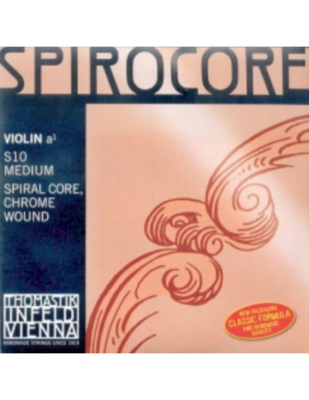 4/4 Violin String 2nd (A) (A) Thomastik Spirocore (S10) (Chrome Metal) Medium