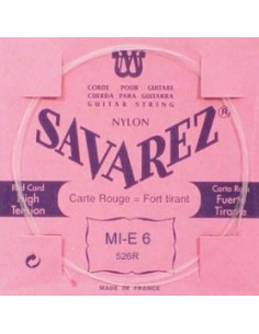 Classical Guitar Strings 6th Savarez Red Card (526R) Pack 10 Units