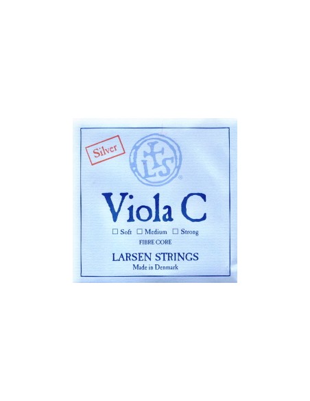 Viola Strings 4/4 4th (C) (C) Larsen (Synthetic Silver) Medium