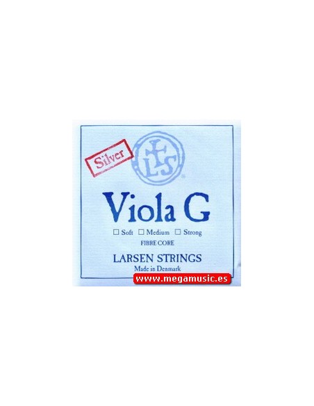 Viola String 4/4 3rd (G) (G) Larsen (Synthetic Silver) Medium