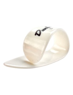 Dunlop Plastic Thumb Picks (9002) Medium White (Pack 12 Units)