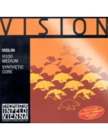 Thomastik Vision 4/4 Cordes de Violon (VI100) Medium (Set Complet)