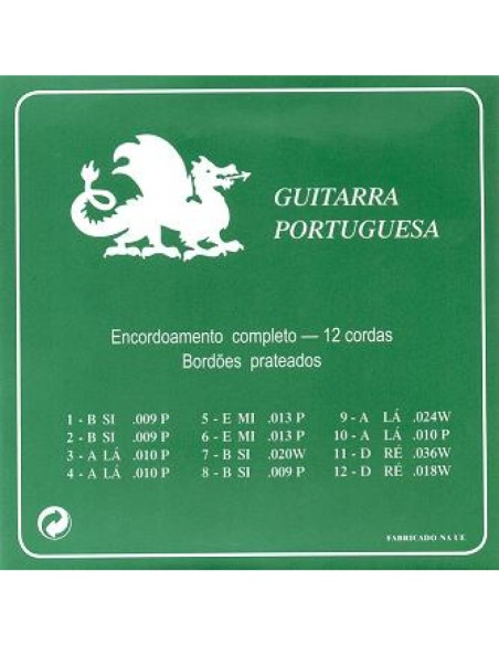 Portuguese Guitar Strings Dragão 003 (Complete Set)