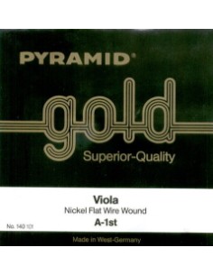 Viola Saiten 4/4 1. (A) (A) Pyramid Gold (140101) (Nickel umsponnen) Medium