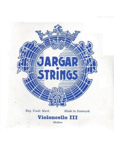 String Violoncello 4/4 3rd (G (G) Jargar Blue (Chrome) Medium