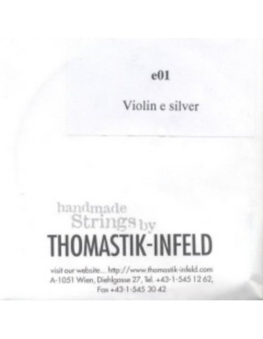 Violin String 4/4 1st (E) (E) Thomastik (E01) (Silver) Medium
