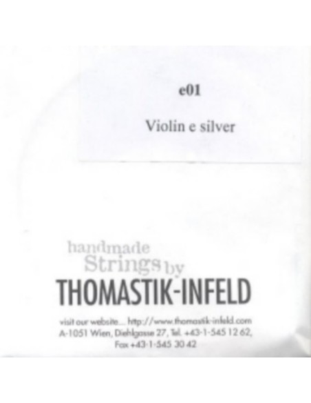 Corde de violon 4/4 1er (E) (E) Thomastik (E01) (Argent) Medium