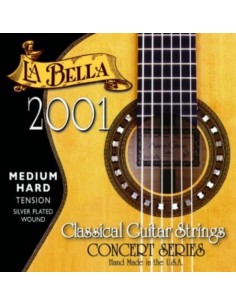 La Bella 2001 Medium Hard Classic Guitar Strings (Set Complet)