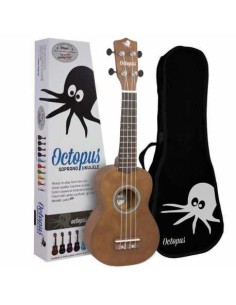 Soprano Octopus UK-205BR Brown Ukulele