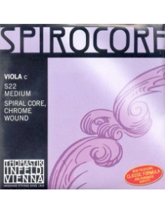 4/4 Viola String 4th (C) (C) Thomastik Spirocore (S22) (Chrome) Medium 2