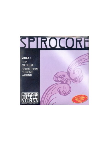 4/4 Viola String 4th (C) (C) Thomastik Spirocore (S22) (Chrome) Medium