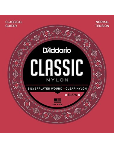 D'addario EJ27N Classic Normal Tension Classical Guitar Strings (Set)