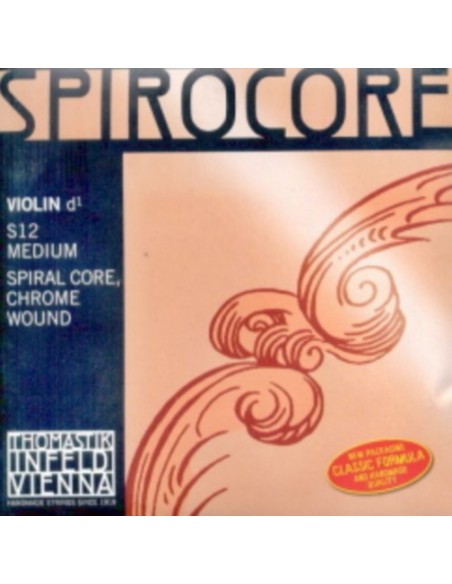 Violin String 4/4 3rd (D) (D) Thomastik Spirocore (S12) (Chrome Metal) Medium