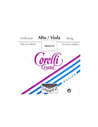 Savarez Corelli Crystal 4/4 Viola Strings (730M) Medium (Complete Set)