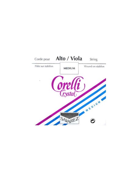 Savarez Corelli Crystal 4/4 Viola Strings (730M) Medium (Complete Set)