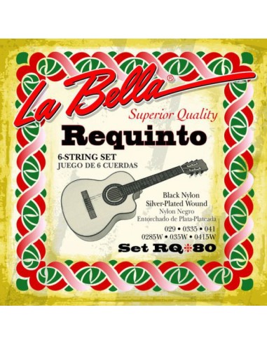 Requinto La Bella Guitar Strings (RQ80) (Complete Set)