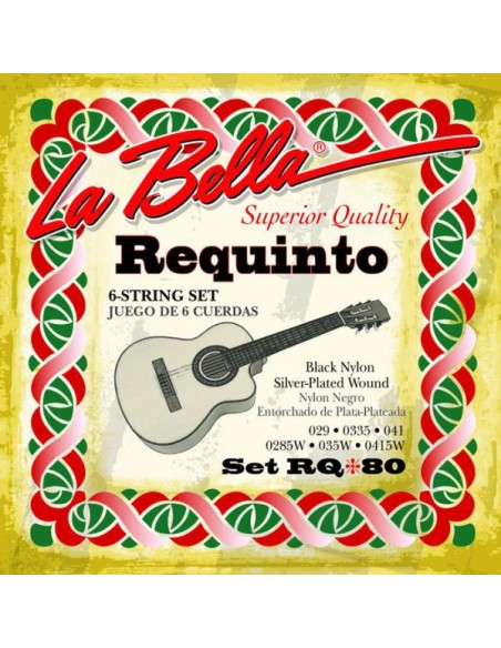 Requinto La Bella Guitar Strings (RQ80) (Complete Set)