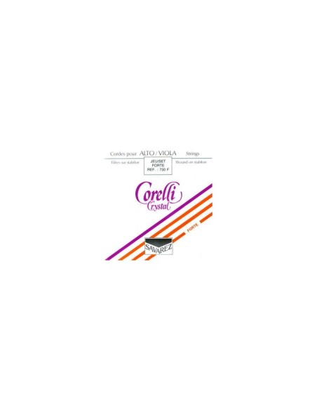 Savarez Corelli Crystal 4/4 Viola Strings (730F) Forte (Complete Set)