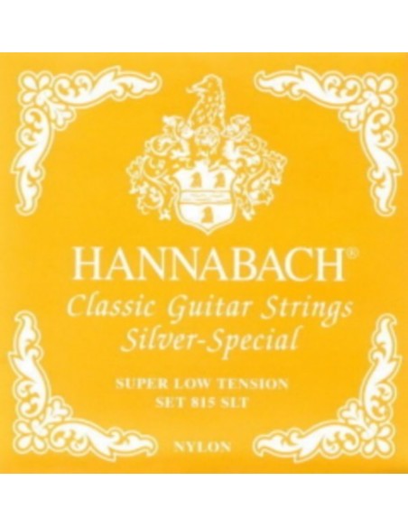 Hannabach Yellow Classical Guitar Strings 815-SLT (Complete Set)