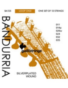 Cuerdas Bandurria Galli BA-125 (Juego Completo)