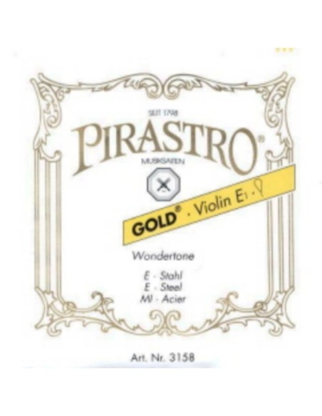 Violin String 4/4 1st (E) (E) Pirastro Gold (315821) (Steel) Medium