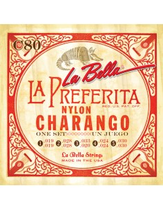 La Bella C-80 Charango Cordes (Set Complet)