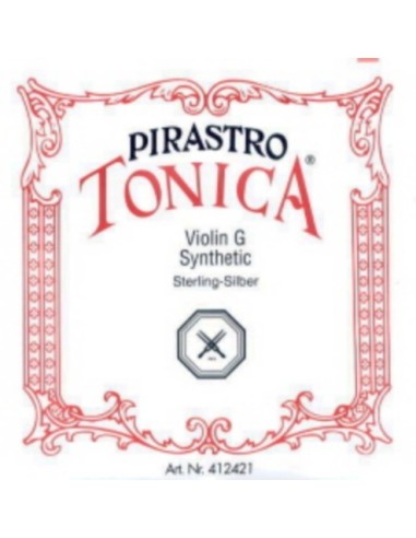 Violin String 4/4 4th (G) (G) Pyraster Tonic (412421) (Silver) Medium
