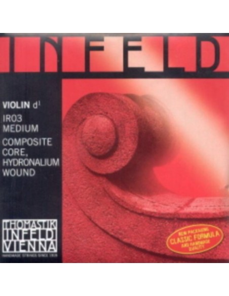 Violin Strings 4/4 3rd (D) (D) Thomastik Infeld Red (Ir03) (Synthetic Hydronalium) Medium