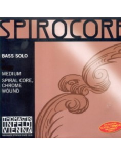 Cuerda Contrabajo 4/4 2ª (E) (Mi) Thomastik Spirocore Solista (S37S) (Acero Aluminio) Medium 2