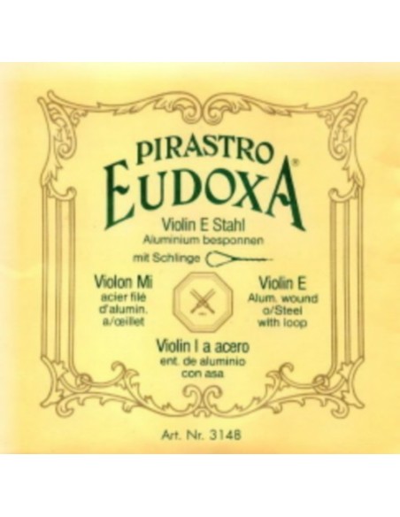 Violin String 4/4 1st (E) (E) Pyrete Eudoxa (314821) (Aluminum Steel)