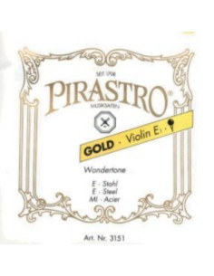 Cuerda Violin 4/4 1ª (E) (Mi) Pirastro Gold (315121) (Acero) Bola Medium