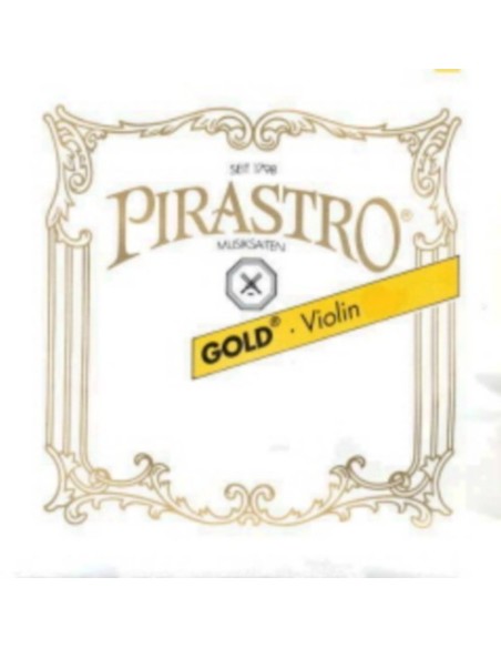 Pirastro Gold (215021) Medium 4/4 Violin Strings (Complete Set)