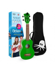Soprano Octopus UK-205GR Ukulele Verde 2