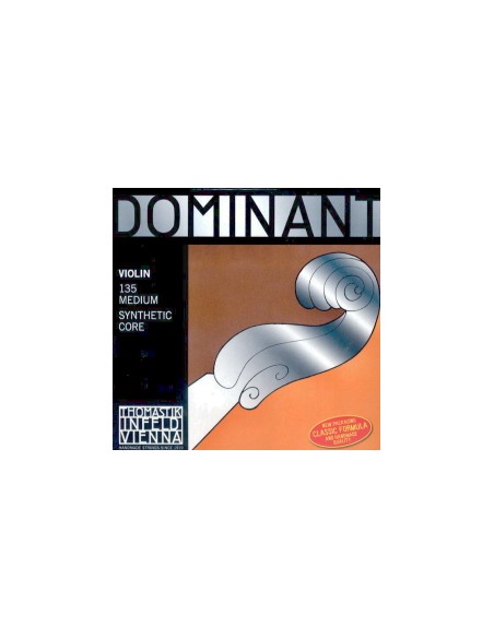 Thomastik Dominant 4/4 Cordes de Violon (135) (Medium) (Set Complet)