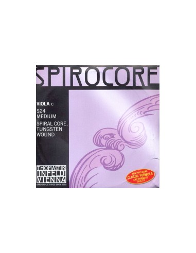 4/4 Viola String 4th (C) (C) Thomastik (Spirocore (S24) (Tungsten) Medium