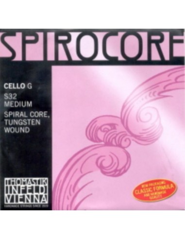 Strings Violoncello 4/4 3rd (G) (G) Thomastik Spirocore (S 32) (Tungsten) Medium