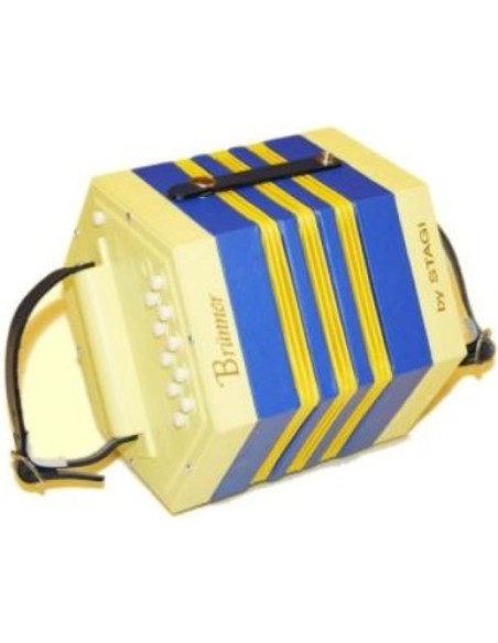 Concertina Stagi PL4-2 Plastica Gialla