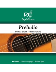 Royal Classics Classical Guitar Strings (PR/40) Prelude Normal Tension (Complete Set)