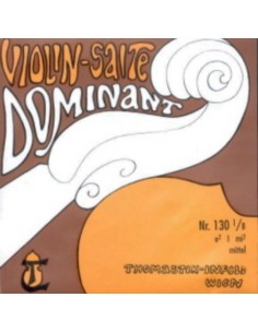 Violin String 1/8 1st (E) (E) Thomastik Dominant (130) (Nylon Aluminum) Medium 2