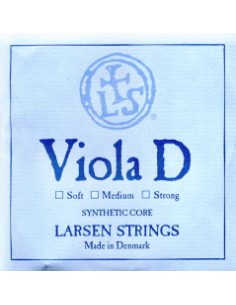4/4 Viola String 2nd (D) (D) Larsen (Synthetic Silver) Medium