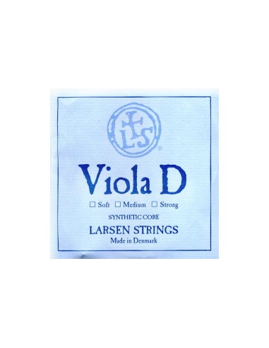4/4 Viola String 2nd (D) (D) Larsen (Synthetic Silver) Medium