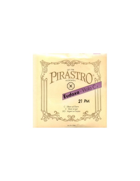 Strings Viola 4/4 4th (C) (C) Pyrete Eudoxa (224451) (21 1/4 PM) (Silver Tripe) Medium