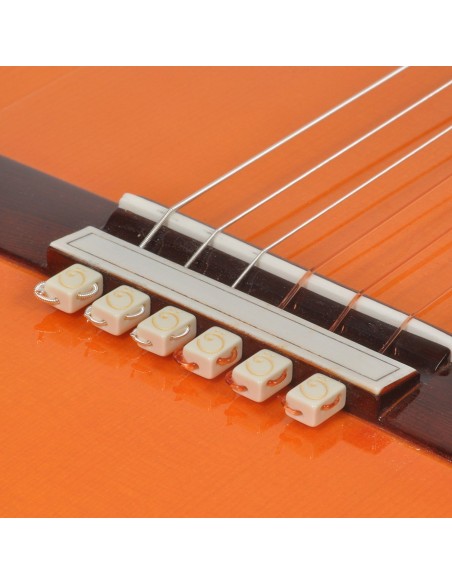 TSTGW White Classical Guitar String Tie Cubes (6 Units)