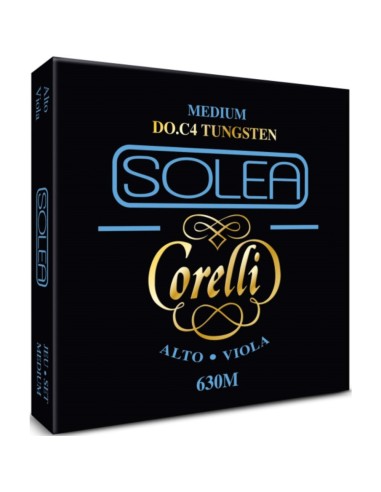 Cuerdas Viola 4/4 Corelli Solea (630M) Tungsteno Medium